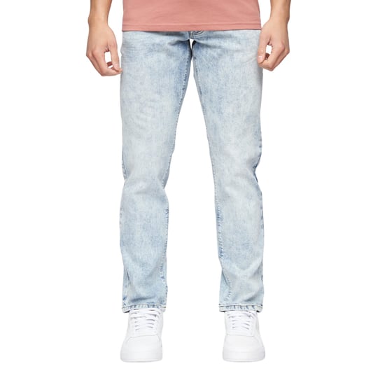 Crosshatch Mens Cadman Straight Jeans (Light Wash) - Image 1