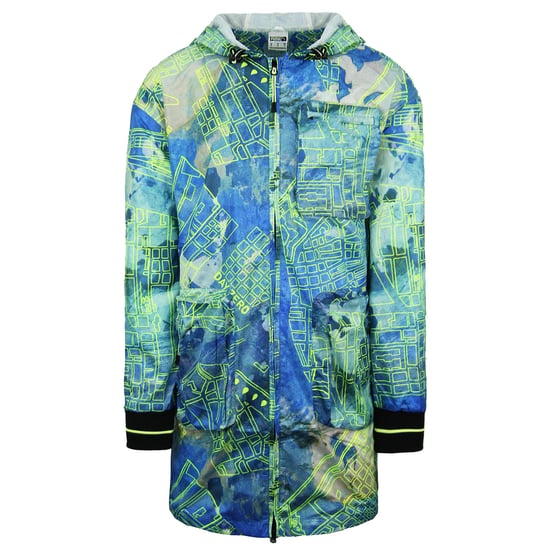 Puma x Central Saint Martins Long Sleeve Zip Up Mens Blue AOP Jacket 597194 02