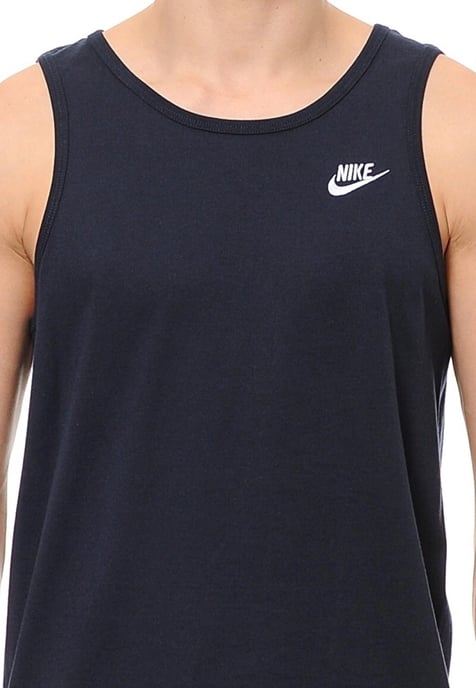 Camiseta sin mangas tipo chaleco informal Athletic Gym de Nike en azul marino para hombre - Image 3