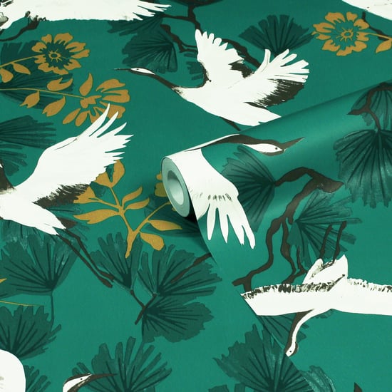 Papel Tapiz Impreso Botánico Demoiselle - Image 1