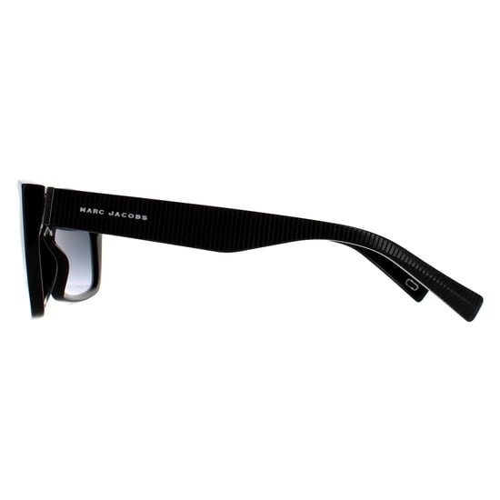 Marc Jacobs Rectangle Unisex Negro Gris Oscuro Color degradado Gafas de sol - Image 3