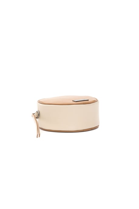 Bolso cruzado de cuero marrón para mujer Donatella Pompei - Image 4