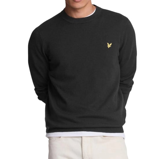 Jersey sin cierres gris metalizado con cuello redondo de Lyle & Scott - Image 1
