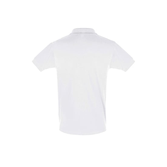 SOLS Mens Perfect Pique Short Sleeve Polo Shirt (White) - Image 2