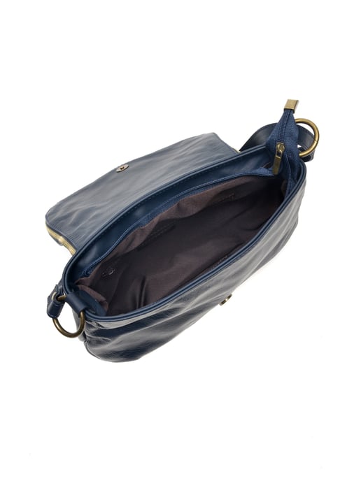 Isabella Rhea SS22 IR 2052 Blue Leather Bag - Image 4