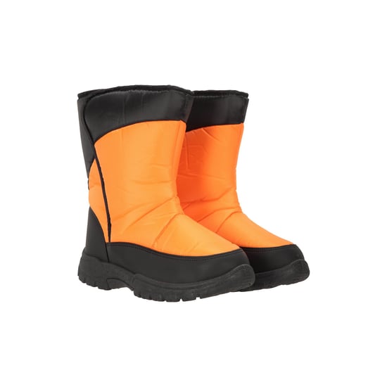 Mountain Warehouse Childrens/Kids Caribou Adaptive Striped Snow Boots (Orange) - Image 6