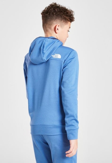 The North Face Sudadera con capucha y cremallera de 1/4 Amphere para jóvenes en azul FDR - Image 2