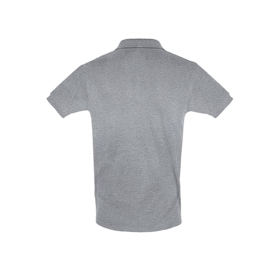 SOLS Mens Perfect Pique Short Sleeve Polo Shirt (Grey Marl) - Image 2