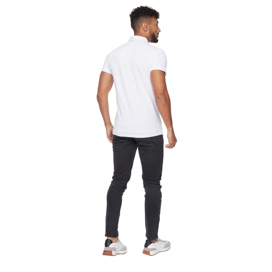 Crosshatch Mens Sullivan Polo Shirt (White) - Image 2