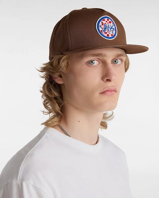 VANS Lopside Snapback Hat in Coffee Liqueur - Image 3