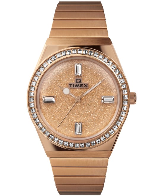 Timex Q Reissue Women's Rose Gold Watch TW2W10700 - Image 1
