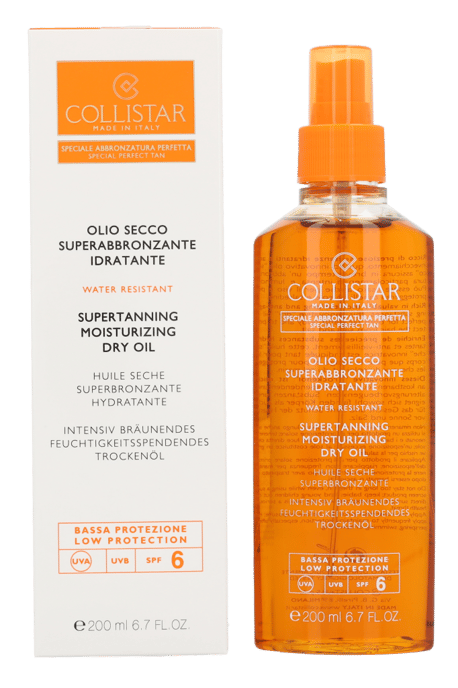 Collistar Supertanning Moisturizing Dry Oil SPF6 200ml - Image 4