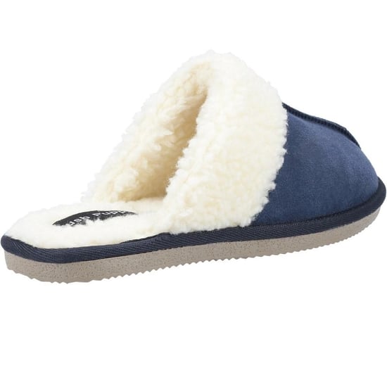 Hush Puppies Womens/Ladies Arianna Suede Slippers (Navy) - Image 2