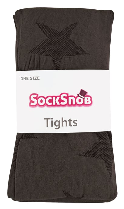 Sock Snob - Ladies Coloured 80 Denier Opaque Fashion Tights - Star - Image 2