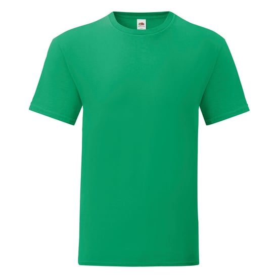 Fruit Of The Loom Mens Iconic T-Shirt (Pack of 5) (Kelly Green) - Image 1