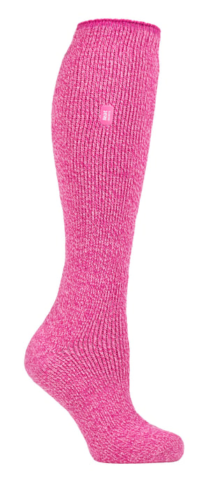 Heat Holders - Calcetines térmicos de lana merino para invierno de pierna larga reforzados 2.9 TOG para exteriores - Rosa - Image 1