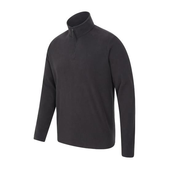 Mountain Warehouse Mens Camber II Half Zip Fleece Top (Black) - Image 3