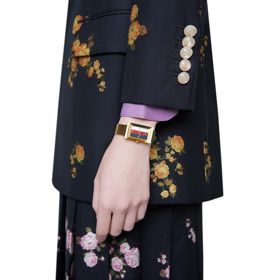 Gucci YA147410 G-Frame 34mm Yellow Gold Ladies Watch