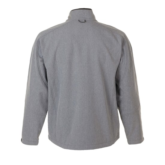 SOLS Mens Relax Soft Shell Jacket (Breathable, Windproof And Water Resistant) (Grey Marl) - Image 2