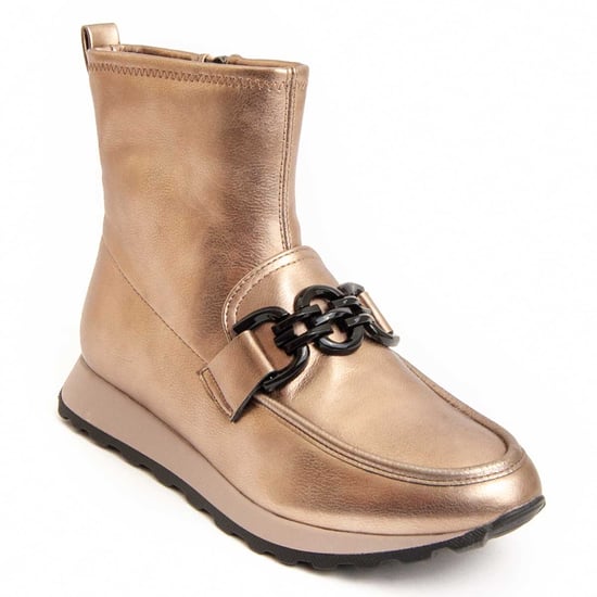 Montevita Ankle Boot Calig In Gold