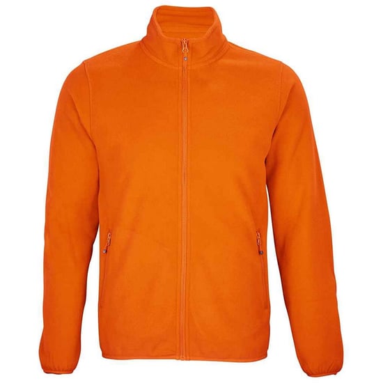SOLS Mens Factor Zipped Fleece Jacket (Orange) - Image 1