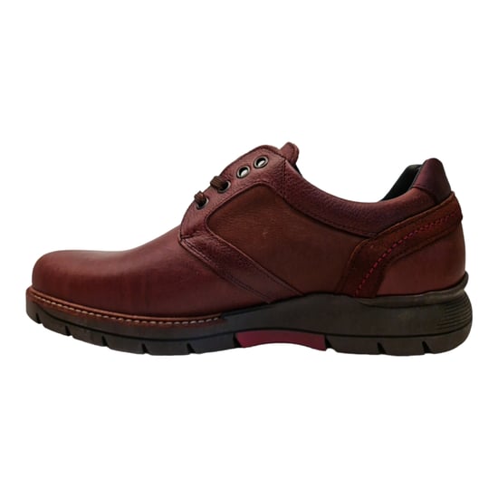 Man's Derby Shoe Riverty color Burgundy