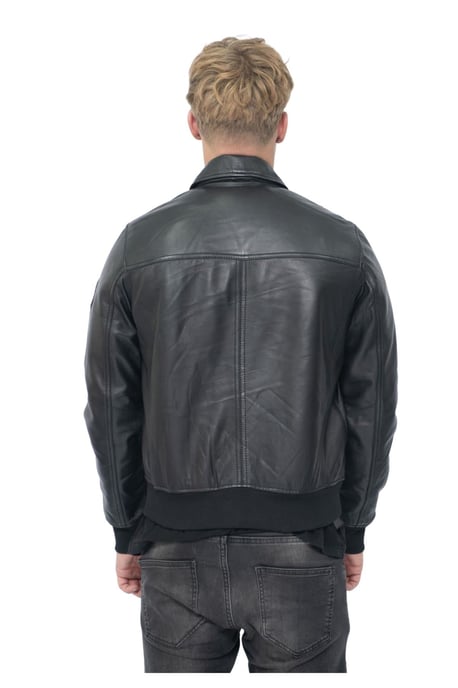 Mens Leather Air Force Bomber Jacket - Dublin