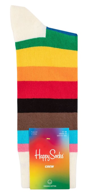 Happy Socks - Novedosos calcetines con diseño del Orgullo | Gran regalo - Raya del Orgullo - Image 2
