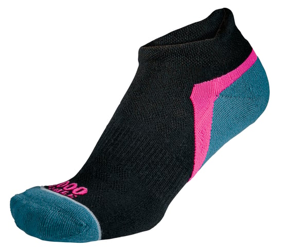 1000 Mile - Calcetines de deporte para hombre Active Low Cut Repreve Cushioned - Negro / Teal - Image 1