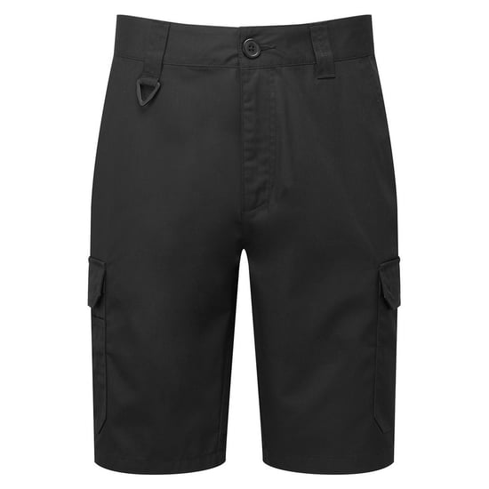 Premier Mens Work Cargo Shorts (Black) - Image 1