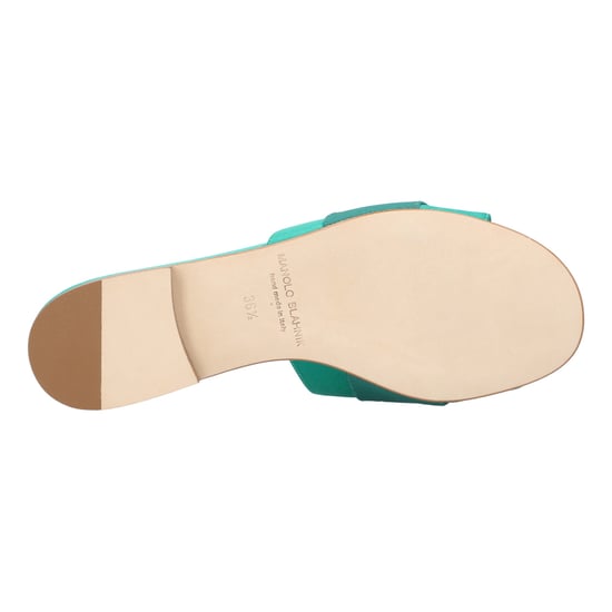 Manolo Blahnik Martamod Flat Green - Image 5