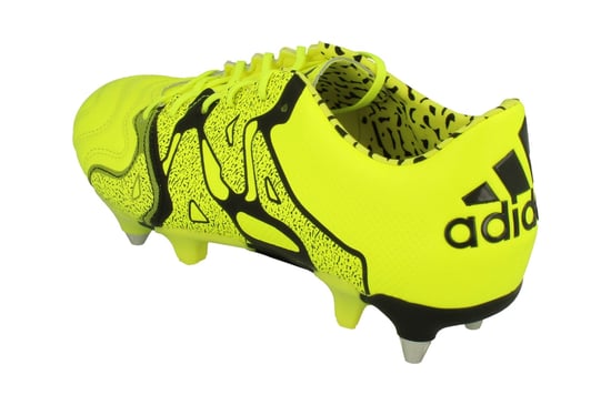 Adidas X 15.1 SG Leather Mens FootballYellow Trainers