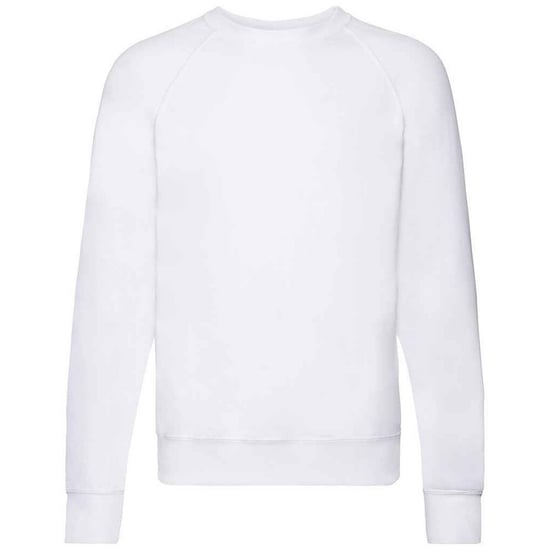 Fruit of the Loom Unisex Adult Lightweight Raglan Sweatshirt (White) - Image 1