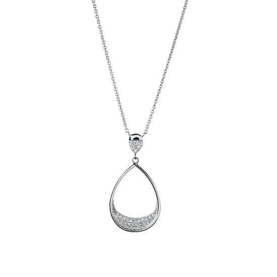 Orphelia 'Jolina' Women's 925 Sterling Silver Set: Necklace + Earrings - Silver SET-7490 - Image 2