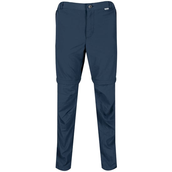 Regatta Mens Leesville II Zip Off Trousers (Moonlight Denim) - Image 1