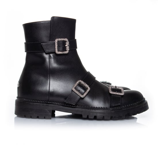 Hank flat jewel buckle ankle boots - Image 3