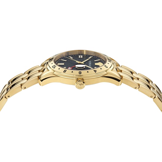 Versace Greca Time Gmt Men's Gold Watch VE7C00723 - Image 2