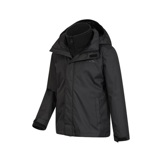 Mountain Warehouse Childrens/Kids Fell 3 in 1 Jacket (Black) - Image 3