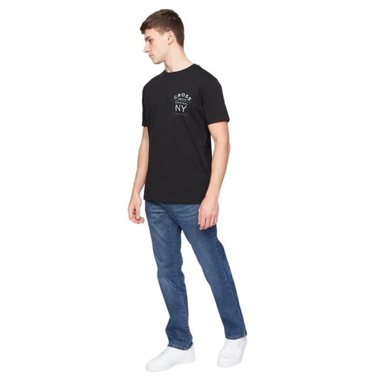 Crosshatch Mens Bandol Straight Leg Jeans (Stone Wash) - Image 3
