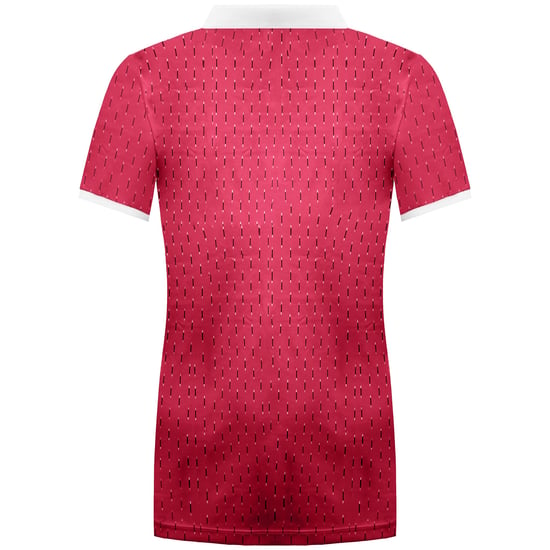Asics Club Womens Pink Tennis Polo Shirt - Image 2