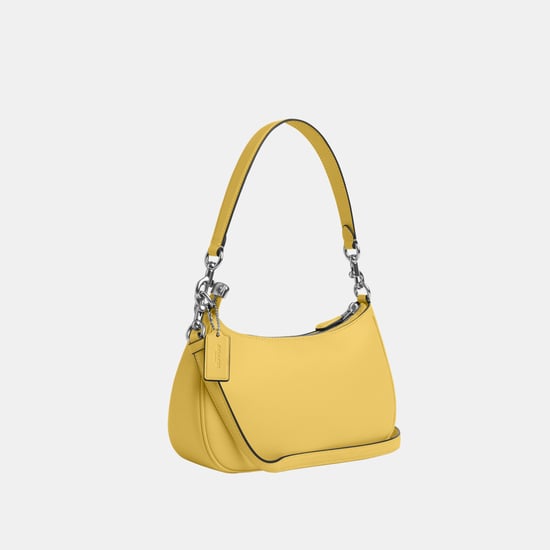 Teri Shoulder Bag with Leather Strap with Debossed Sculpted C