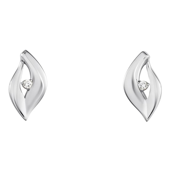 Orphelia 'Milan' Women's 925 Sterling Silver Stud Earrings - Silver ZO-7519 - Image 2