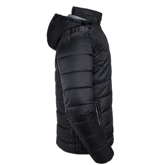 Russell Mens Nano Hooded Padded Jacket (Black) - Image 3