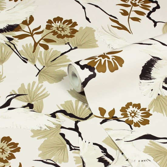 Papel Tapiz Impreso Botánico Demoiselle - Image 1