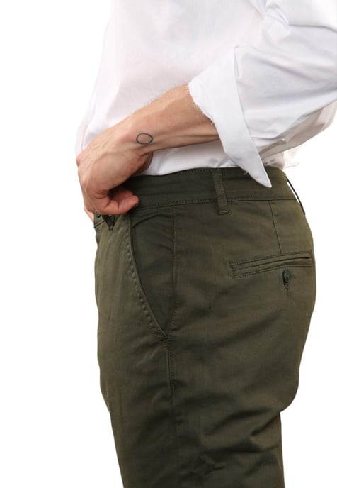 MYT Pantalones Chinos Slim Fit en Oliva - Image 5