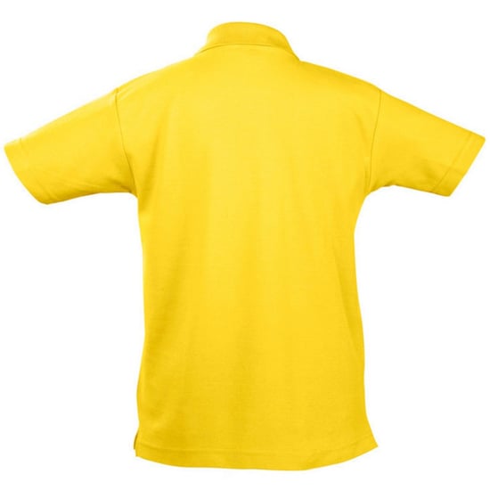 SOLS Kids Unisex Summer II Pique Polo Shirt (Gold)