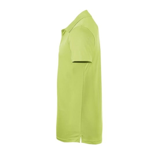 SOLS Mens Performer Short Sleeve Pique Polo Shirt (Apple Green) - Image 3