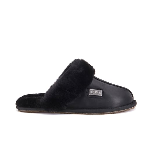 Closed Mule Satin Black - Image 1