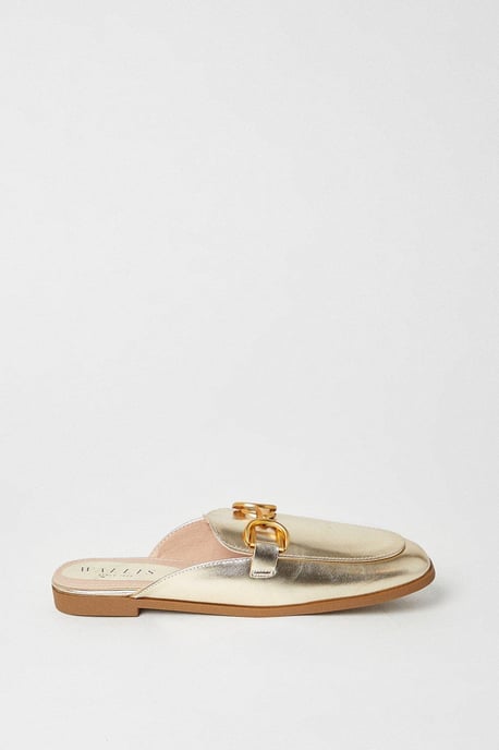 Lucy Snaffle Detail Mule Loafers