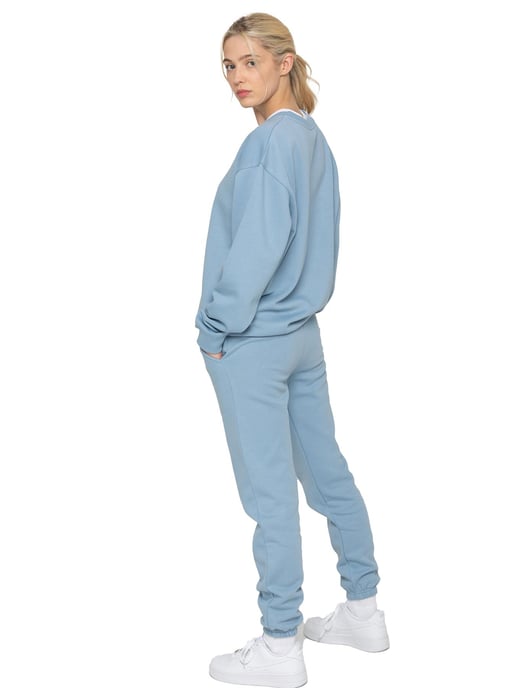 Sudadera Enzo Womens Oversized - Azul - Image 6